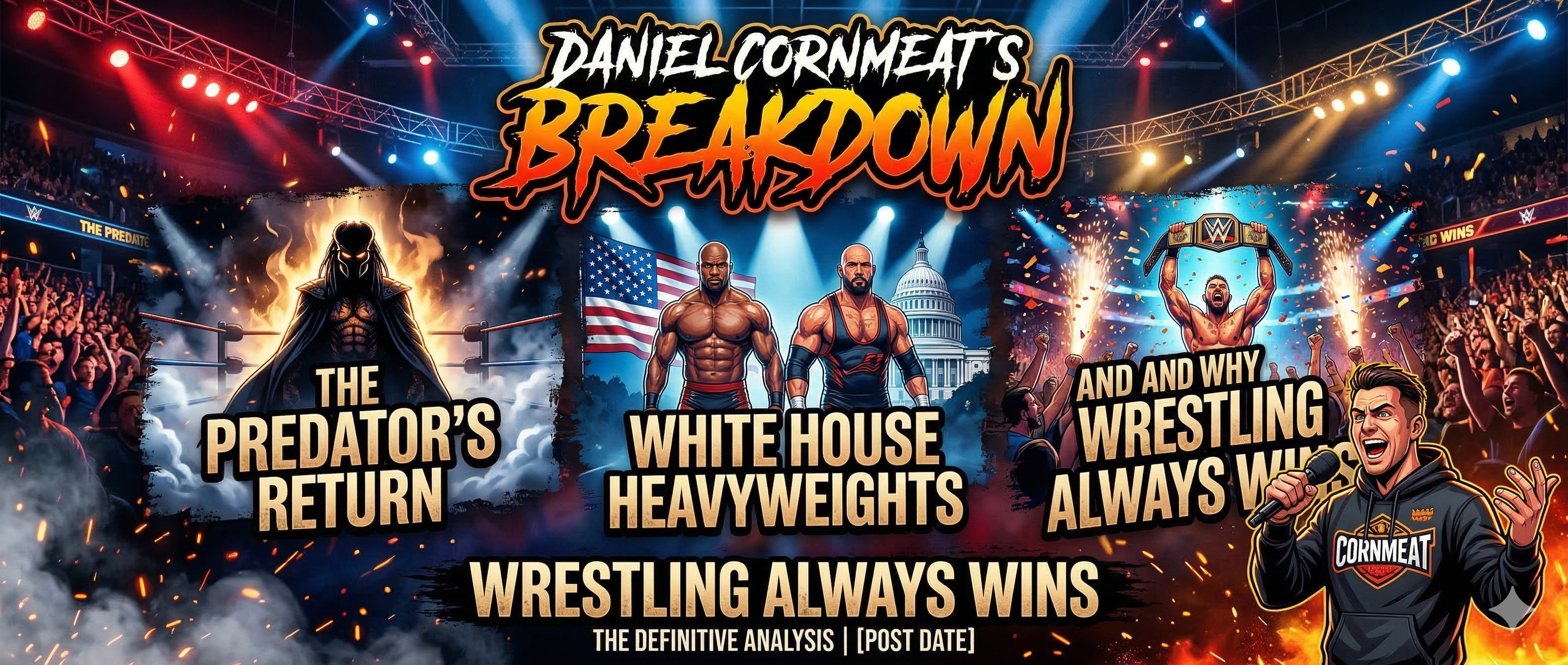 Daniel Cornmeat’s Breakdown: The Predator’s Return, White House Heavyweights, and Why Wrestling Always Wins